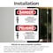 Signmission Asbestos Cancer Lung Disease Bilingual Danger Sign, Vinyl Decal, 7in W x 10in L, 2PK OS-2PACK-DS-D-710-VS-1033 - alternate 2